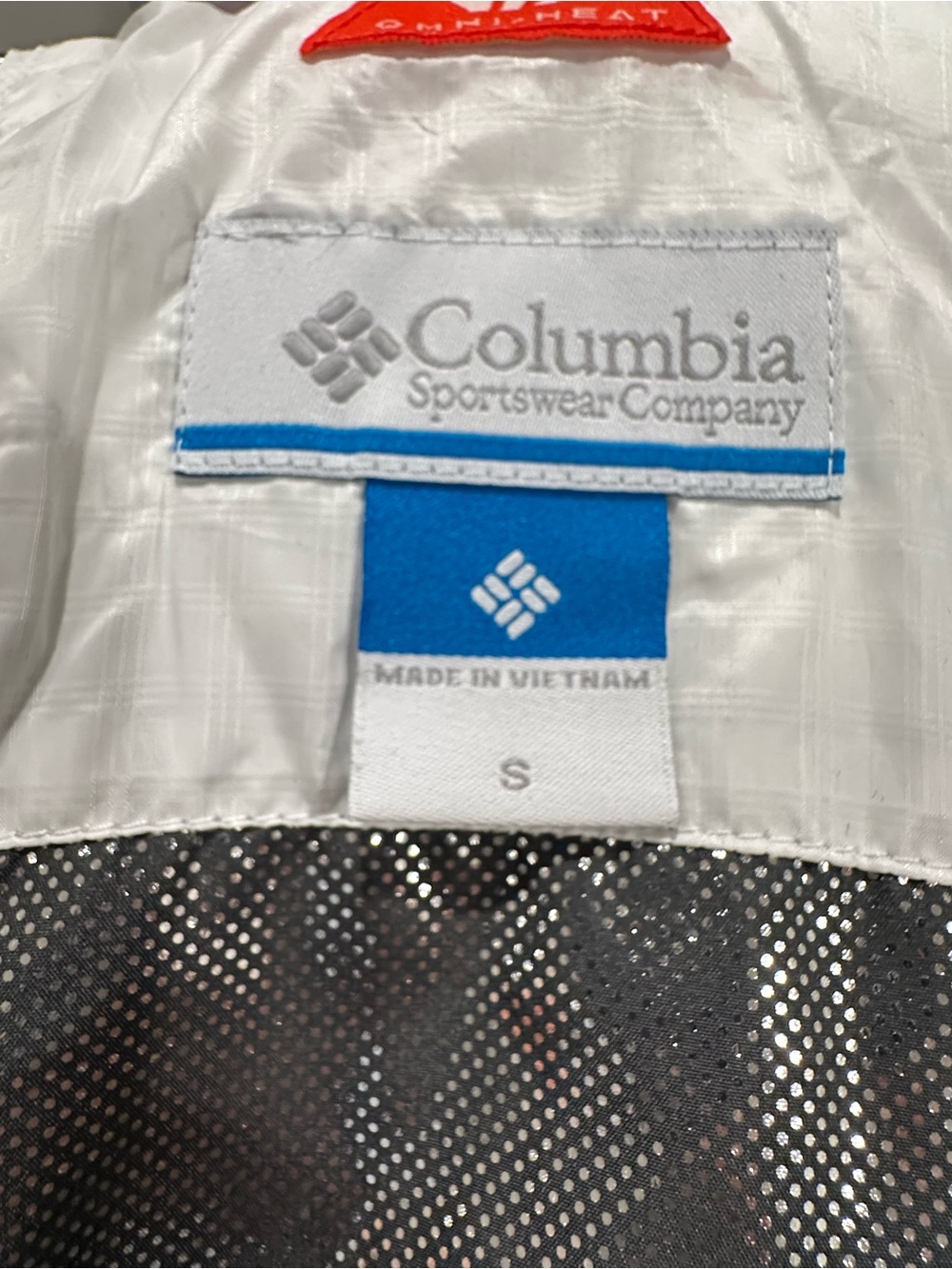 DePauw University Columbia White Quilted Women's Omniheat Vest with Zip - - Picture 3 of 5